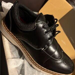 Stacy Adams Black Kids Dress Shoes